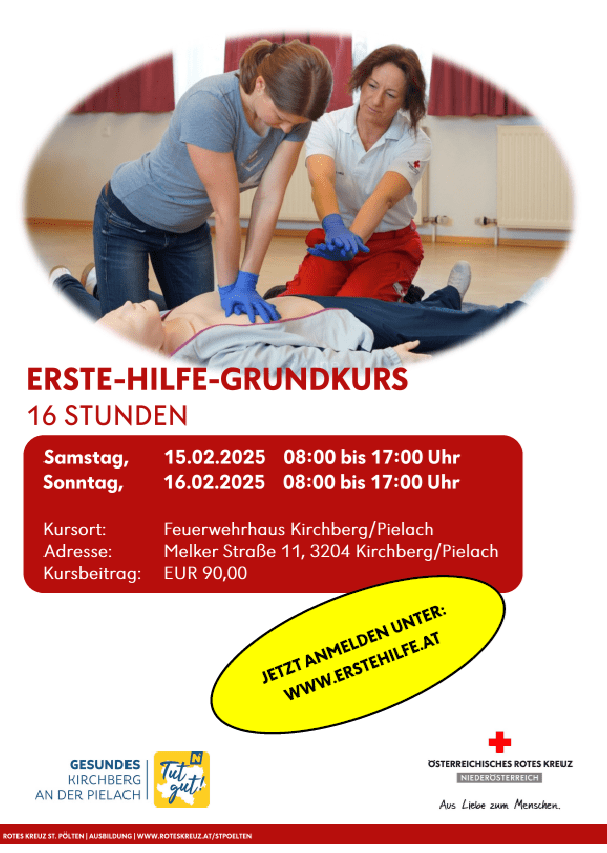 Erste-Hilfe-Grundkurs in Kirchberg