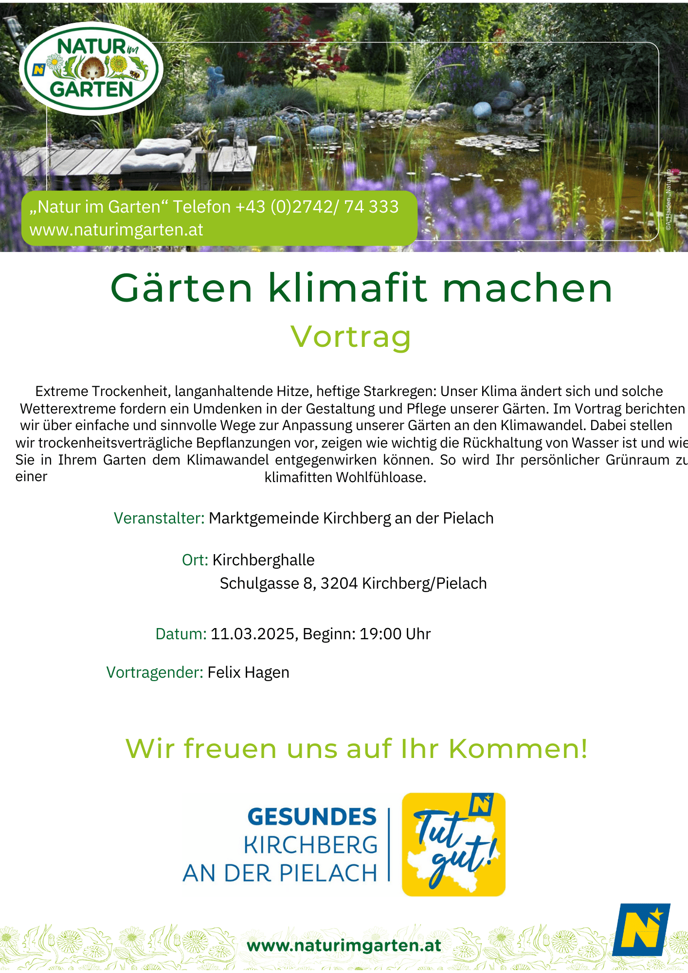 Vortrag: Gärten klimafit machen