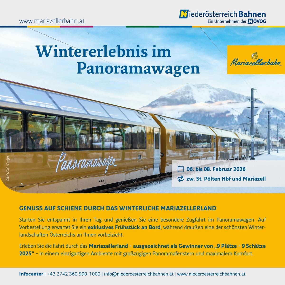 Wintererlebnis im Panoramawagen