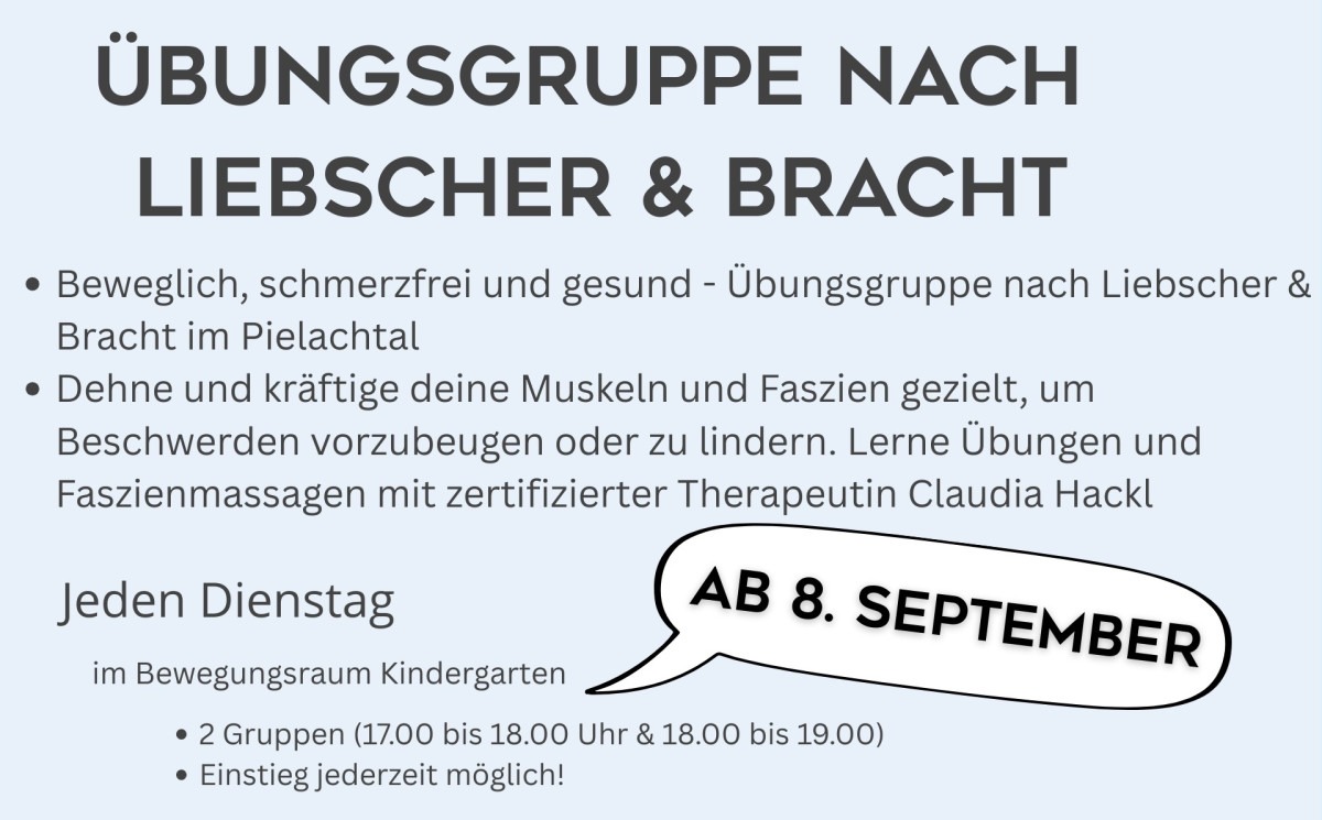 Übungsgruppe nach Liebscher & Bracht