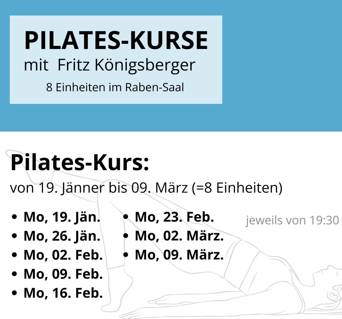 Pilates - Gesunde Gemeinde in Rabenstein